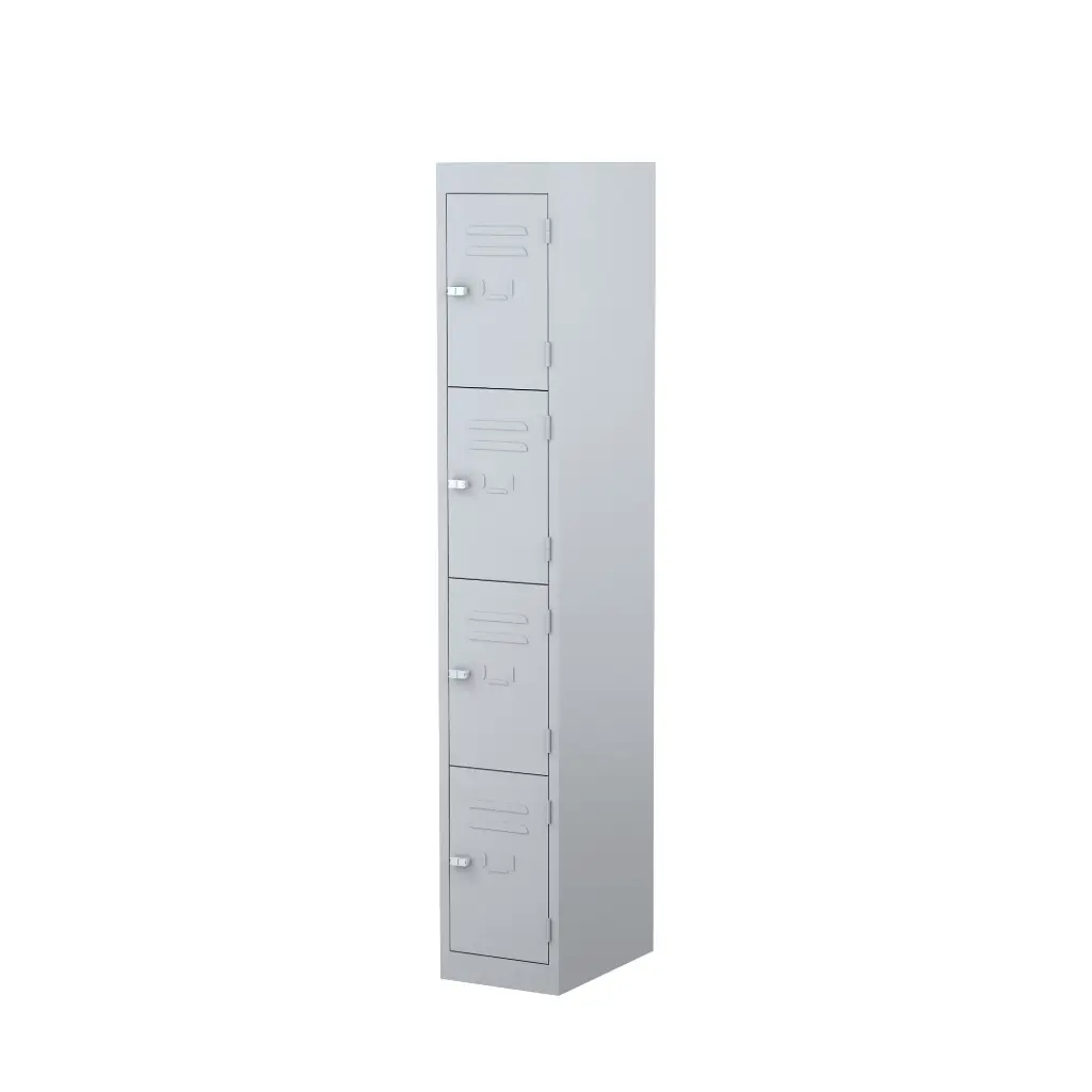 Perforated 4 Door Metal Locker 