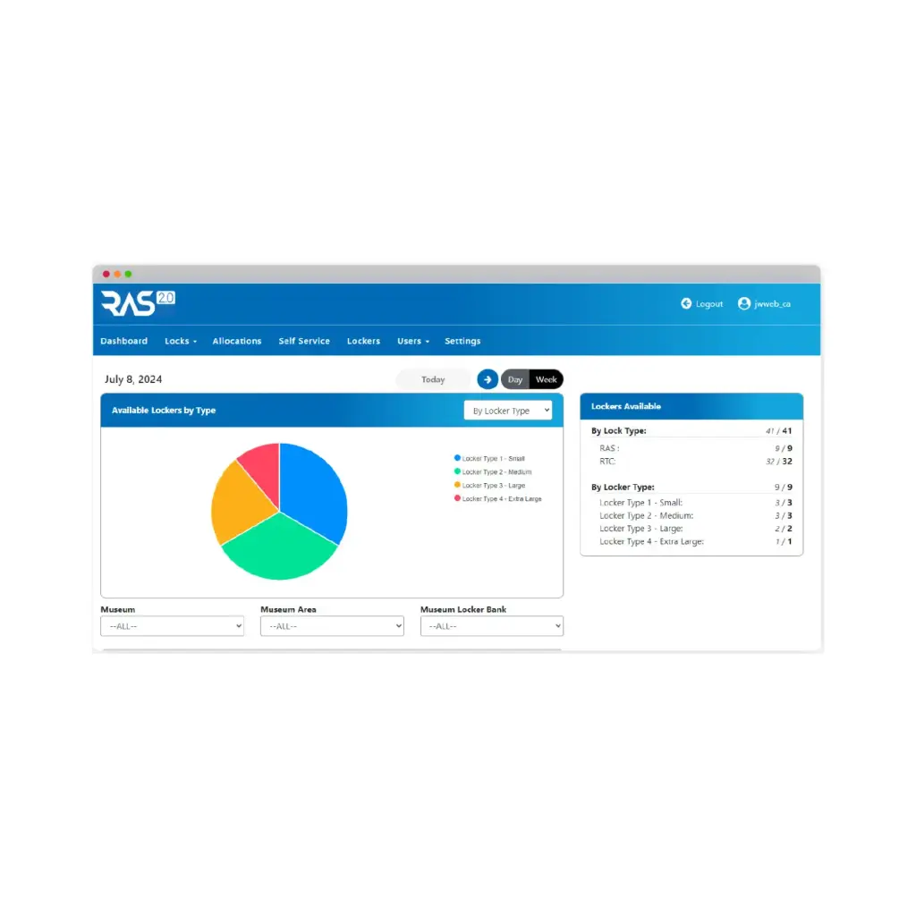 RAS 2.0 Remote Allocation Locking System