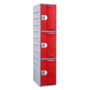Three Door HDPE Heavy Duty Plastic Locker