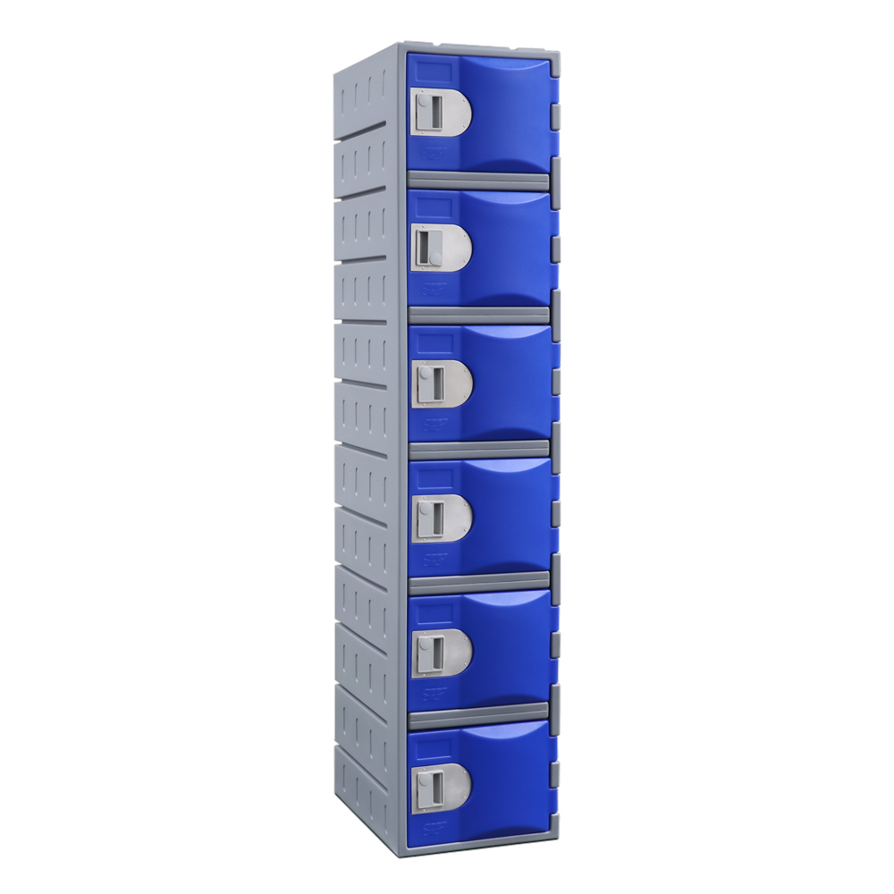 Six Door HDPE Heavy Duty Plastic Locker