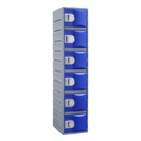 Six Door HDPE Heavy Duty Plastic Locker