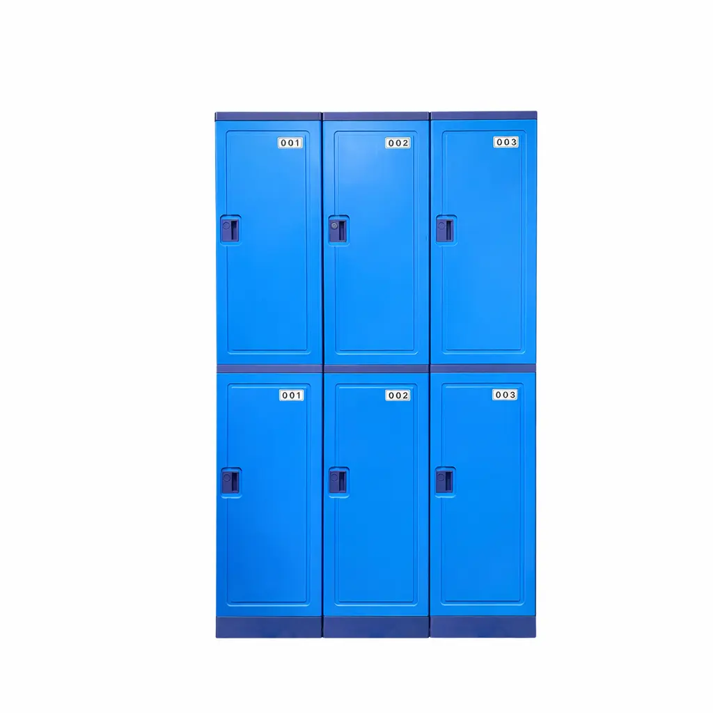 Two Door ABS Interlocking Plastic Locker