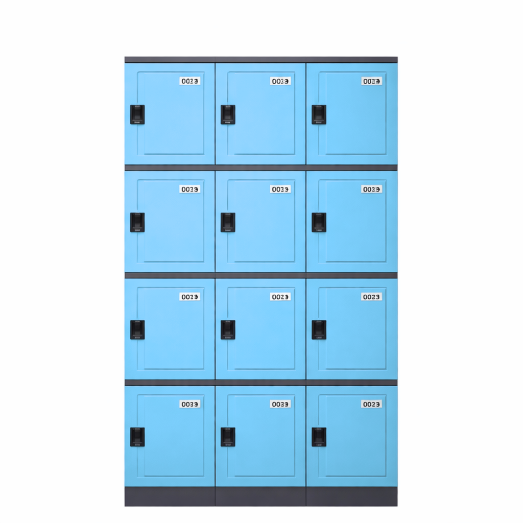 Four Door ABS Interlocking Plastic Locker | Waterproof Lockers