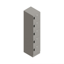 Five Door Compact Laminate (HPL) Locker
