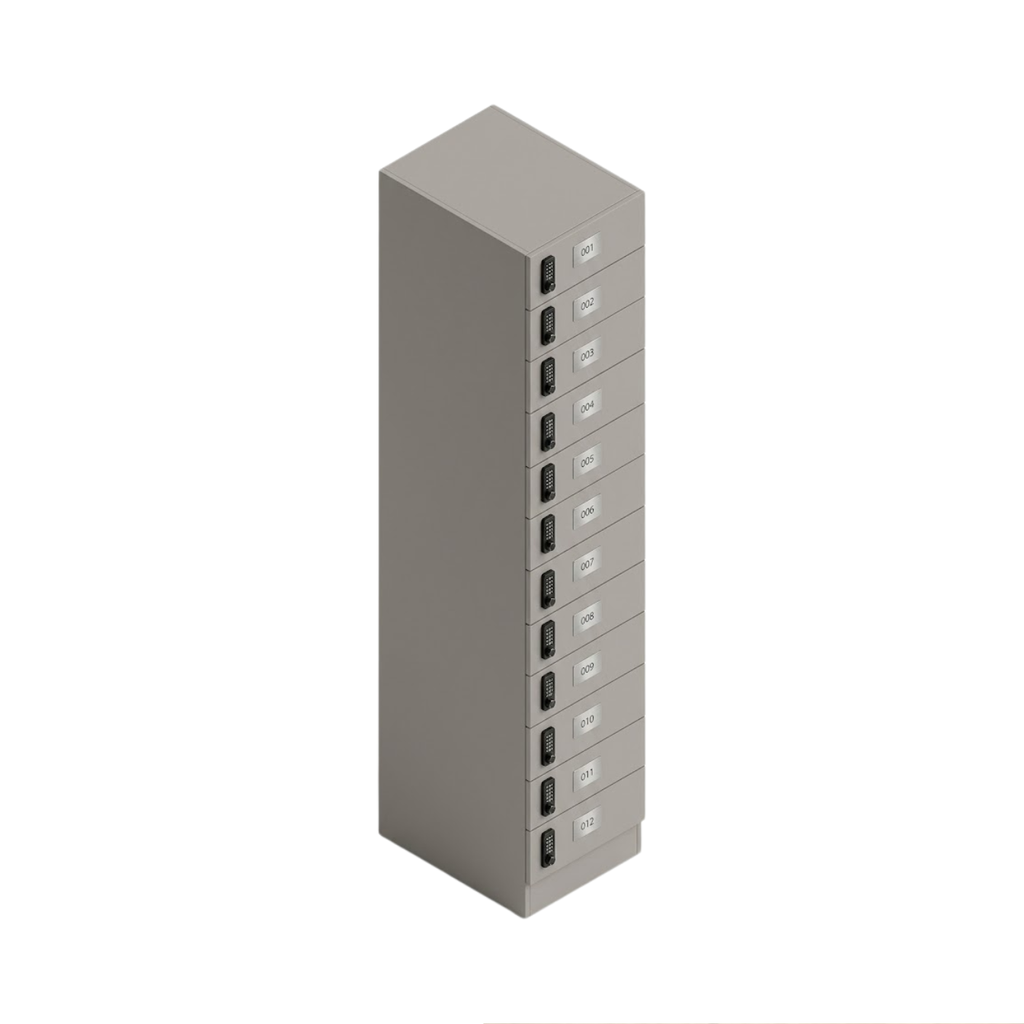 Twelve Door Compact Laminate (HPL) Locker