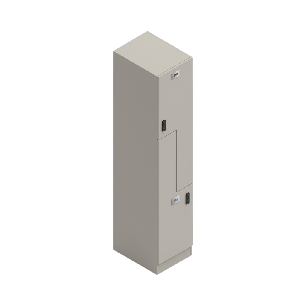 Stepped Door Compact Laminate (HPL) Locker