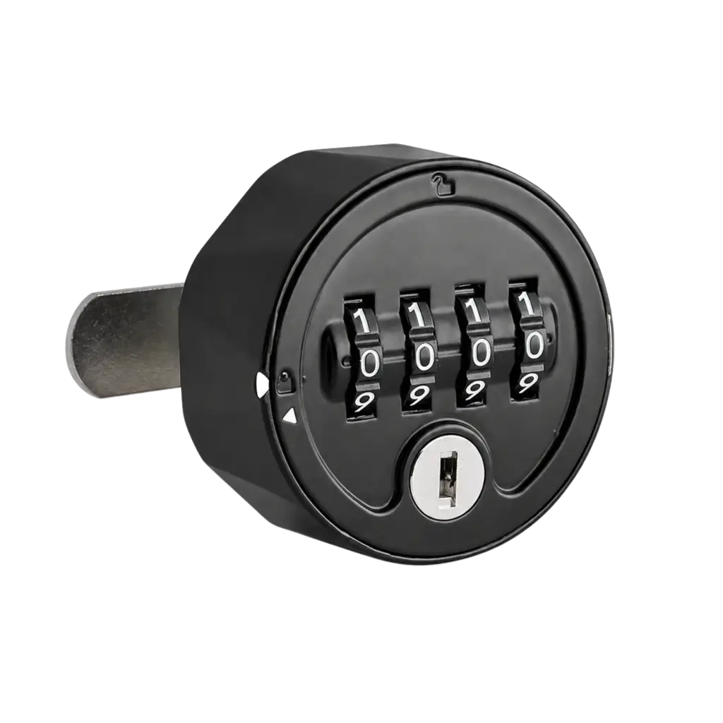 Metal 4-Digit Auto-Scramble Mechanical Lock (Public / Private)