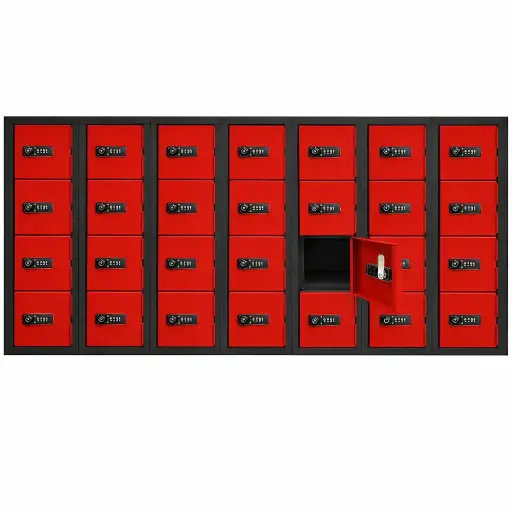 Mini Mobile Phone Metal Locker