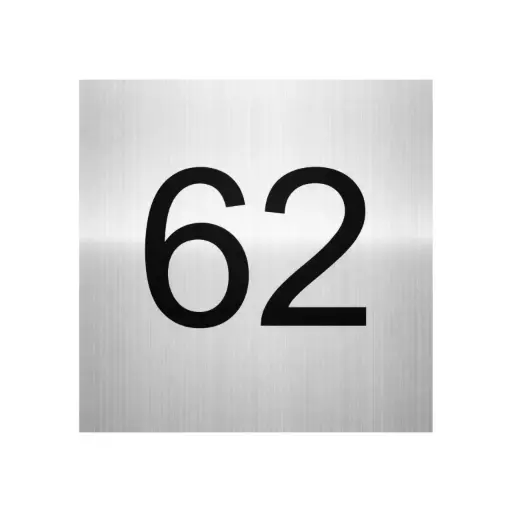 Stainless Steel Locker Numbers