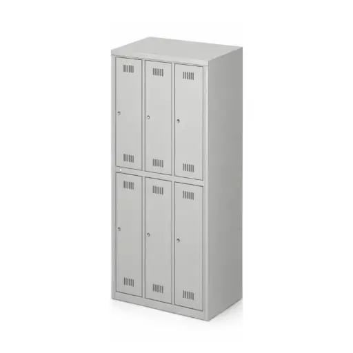 6 Door Uniform Garment Hanging Locker