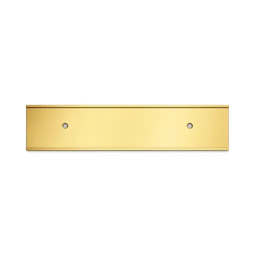 Stainless Steel Locker Nameplate Holder