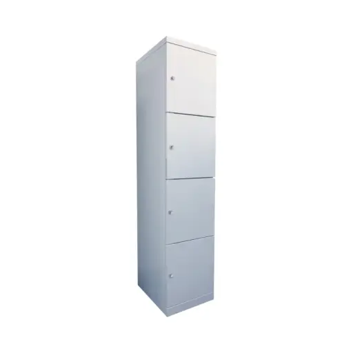 Four Door Flush Front Metal Locker