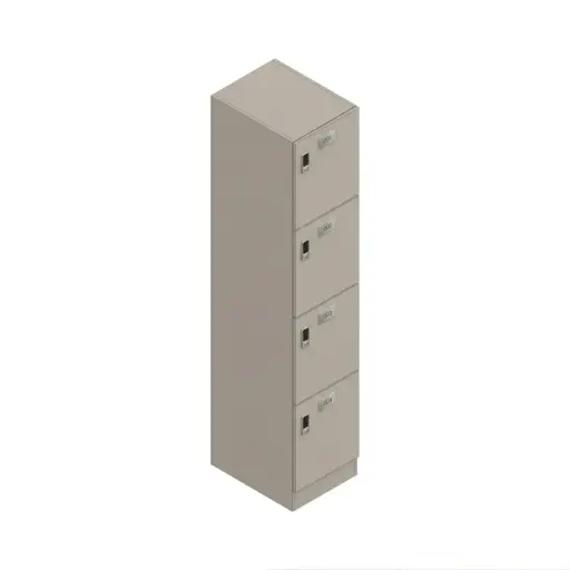 Four Door Compact Laminate (HPL) Locker