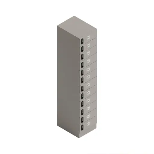 Twelve Door Compact Laminate (HPL) Locker