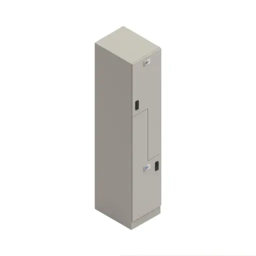 Stepped Door Compact Laminate (HPL) Locker