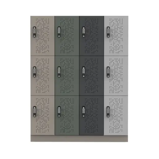 Three Door Metal Defence Lockers