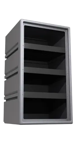 Open Pigeon Hole Plastic Locker 305mm W  x 450mm D