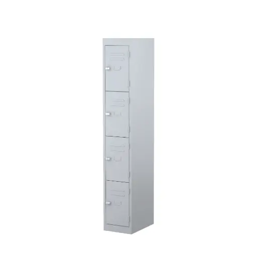 Perforated 4 Door Metal Locker 