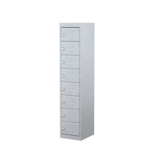 Perforated 8 Door Metal Locker 