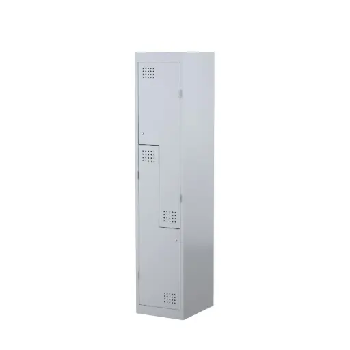 Perforated Stepped Door Metal Locker