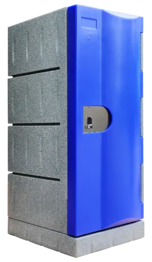 Outdoor Weather Resistant Plastic Locker 